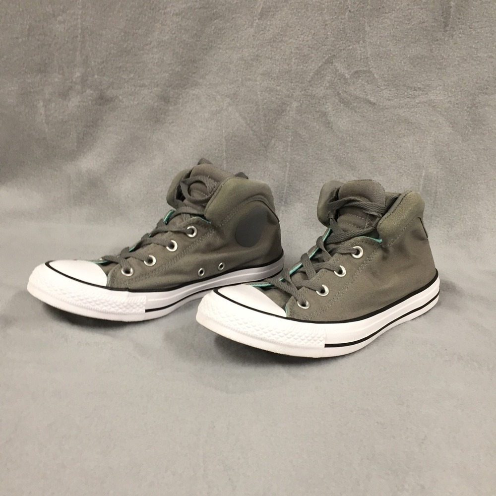 Converse Chuck Taylor All Star Madison Mid Charcoal Gray Teal Women 10 557956F